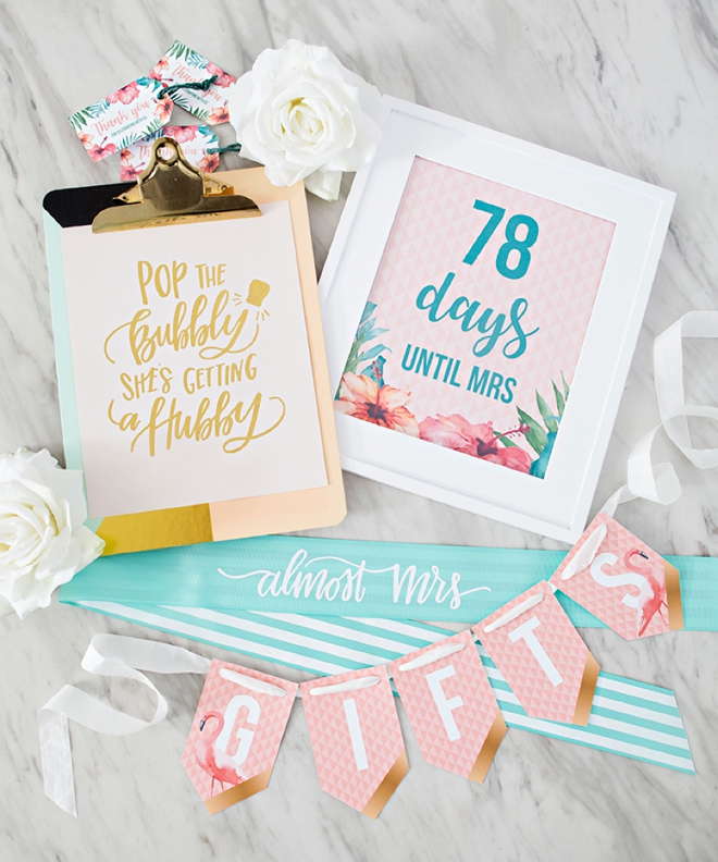 Bridal Shower digital craft file collection by Something Turquoise