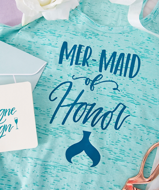 Mer-maid of Honor Shirt by Something Turquoise