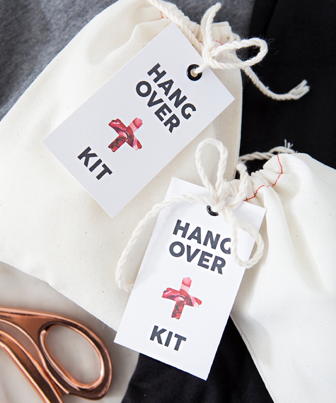 Hangover Kit Gift Tags by Something Turquoise