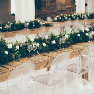 Acrylic Wedding Details for the win!