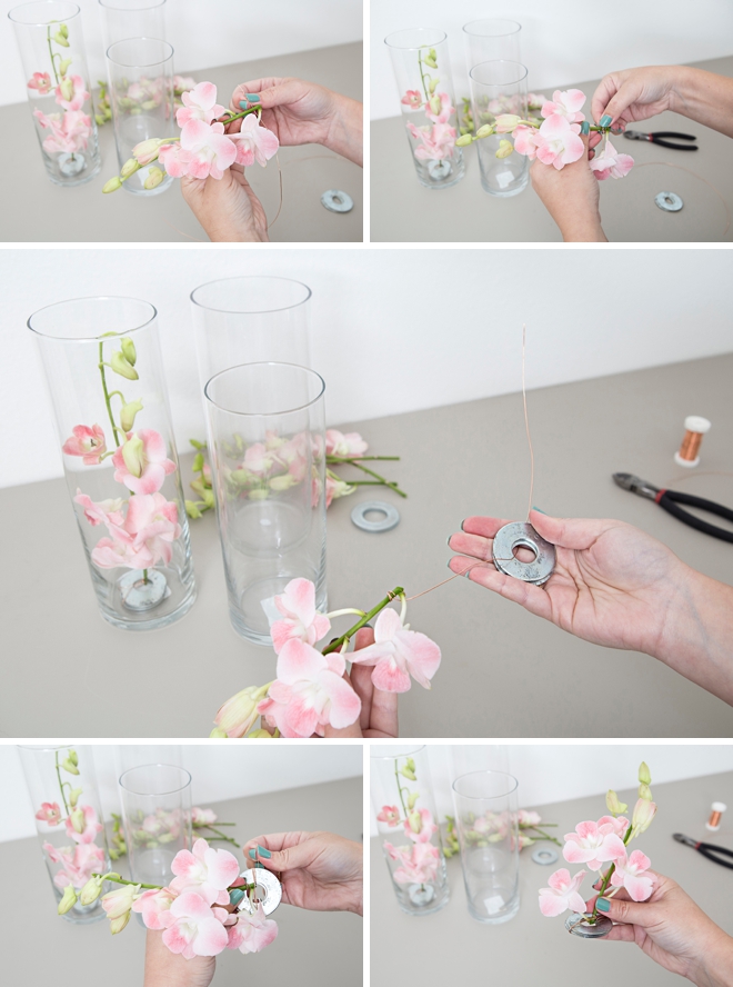 How to make submerged flower centerpieces!