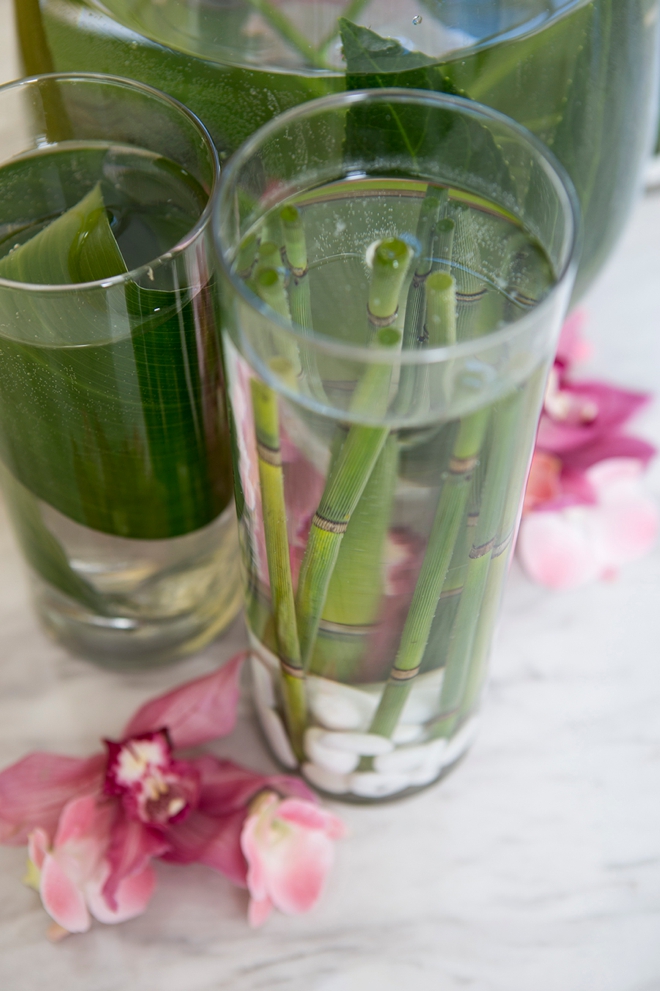 Learn our awesome trick for submerging flowers and leaves in water!