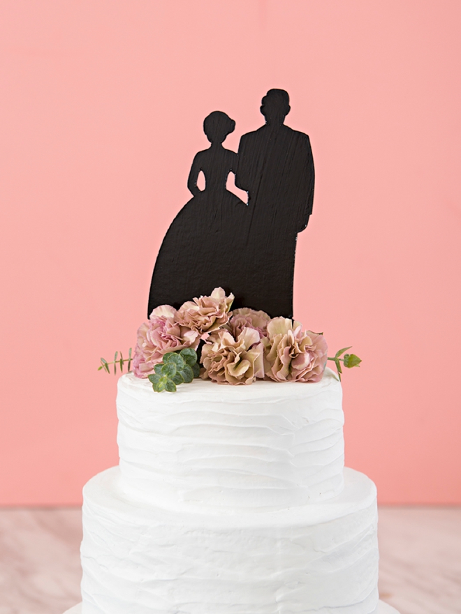 How to create your own custom wedding cake toppers!