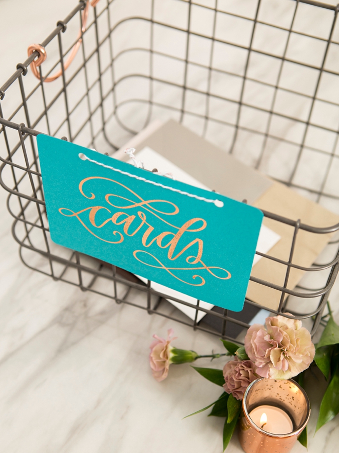 How to make the cutest wedding card baskets!