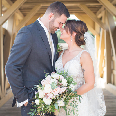 We're in LOVE with this Mr. and Mrs. and their stunning handmade day!