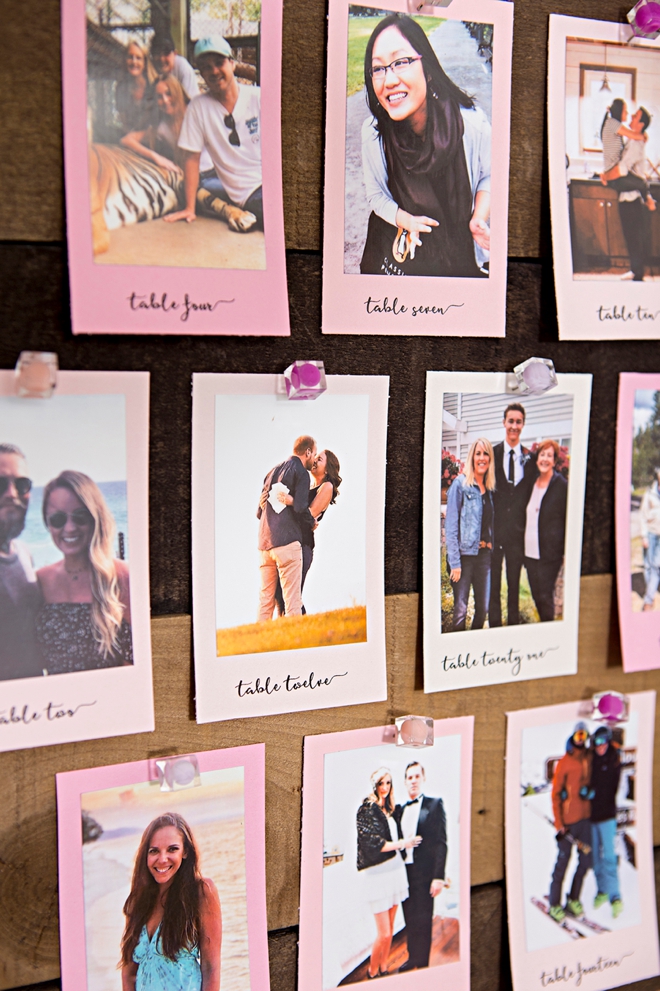 Learn how to make this DIY photo seating chart!