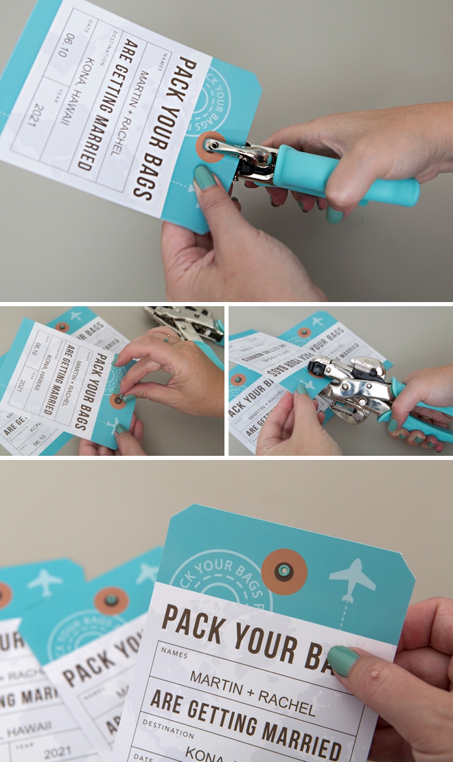 These Diy Destination Wedding Save The Date Luggage Tags Are The