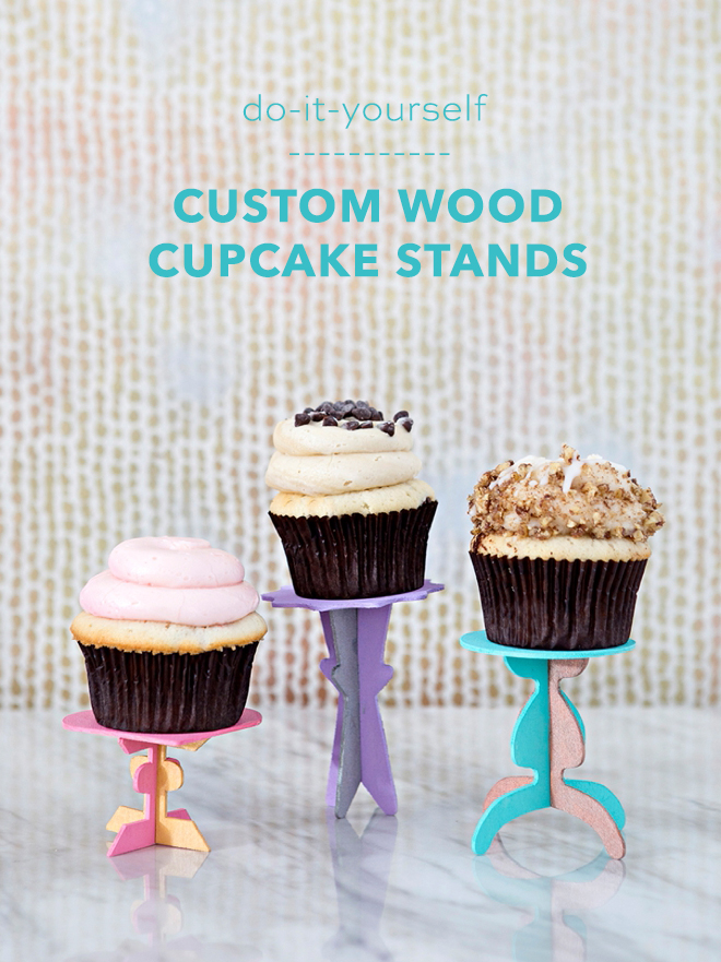 These DIY cupcake stands are the cutest!