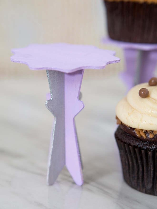 These DIY cupcake stands are the cutest!