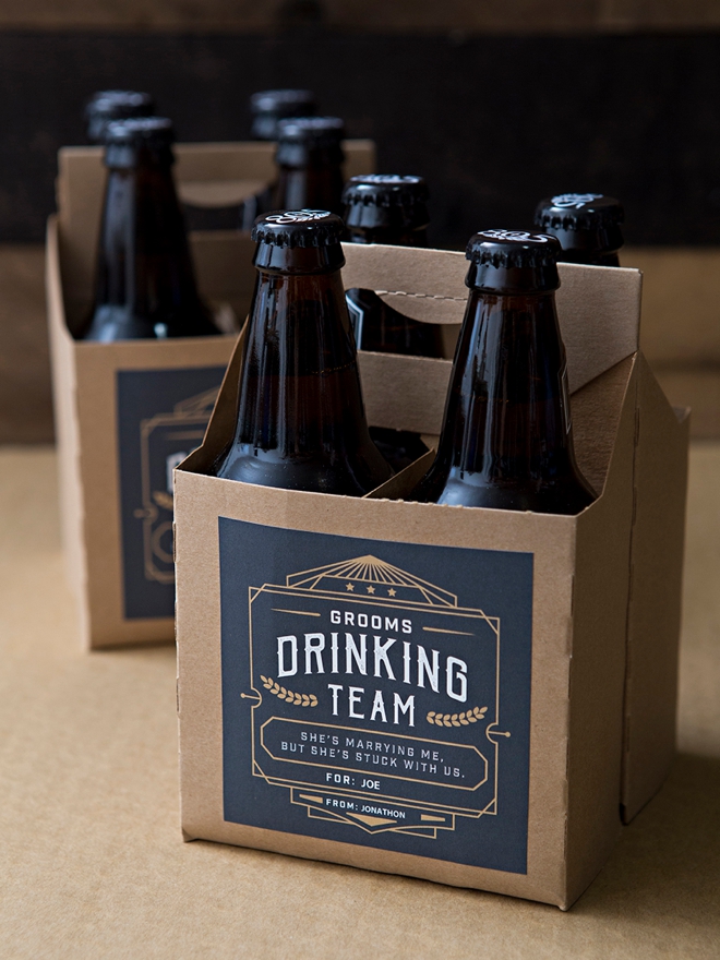 Free printable beer gift labels, come and get them!