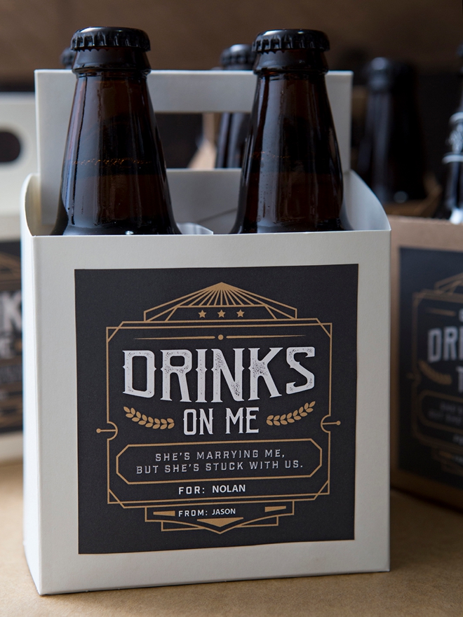 Free printable beer gift labels, come and get them!