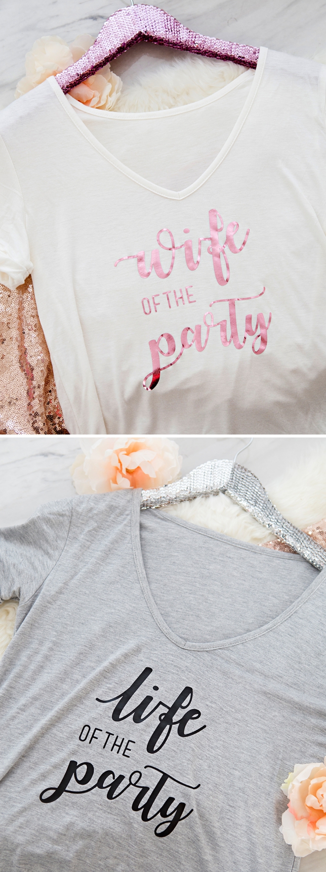 DIY these bridal party shirts with your Cricut Maker!