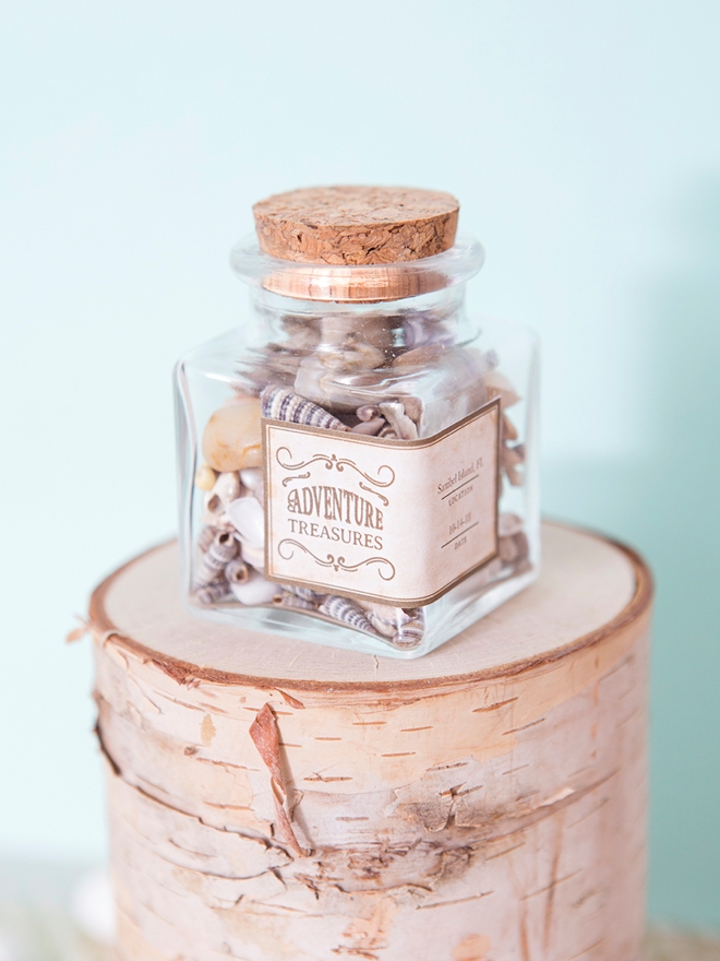 These DIY honeymoon keepsake jars are just the cutest!