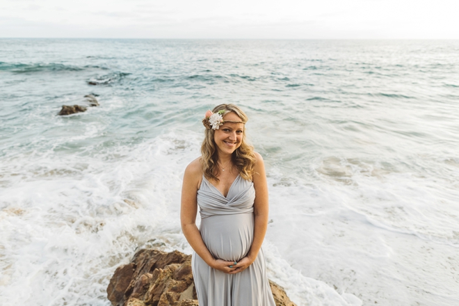 Stunning Laguna Beach maternity shoot by Steve Cowell