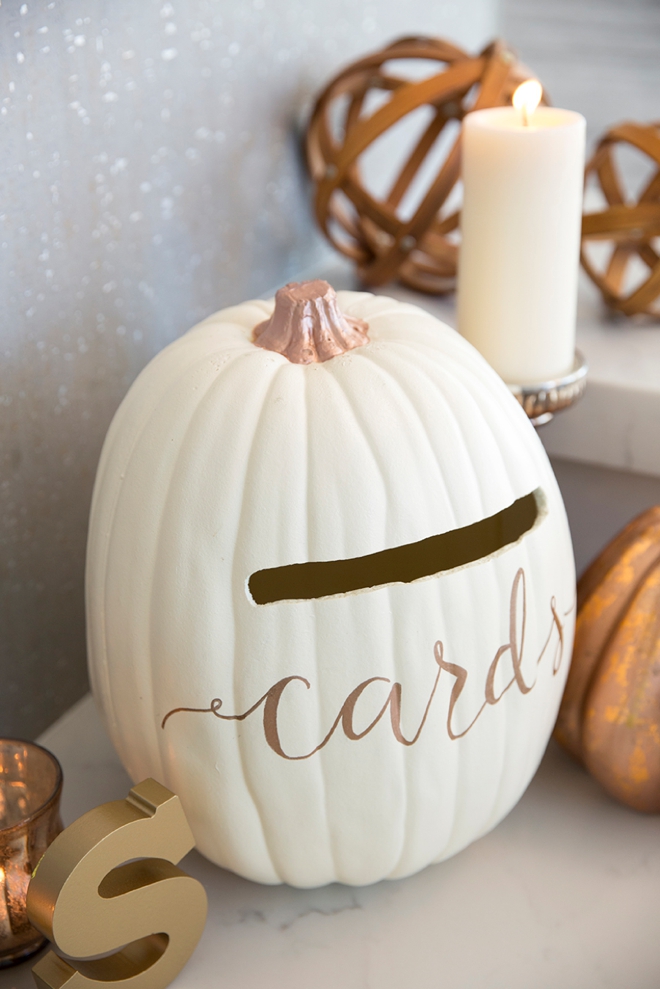 DIY this awesome fall card box. 