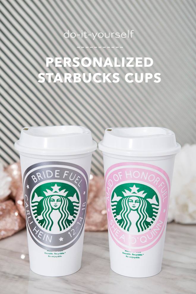 DIY Customized Starbucks Cups - Personalize With a Name! - Jennifer Maker