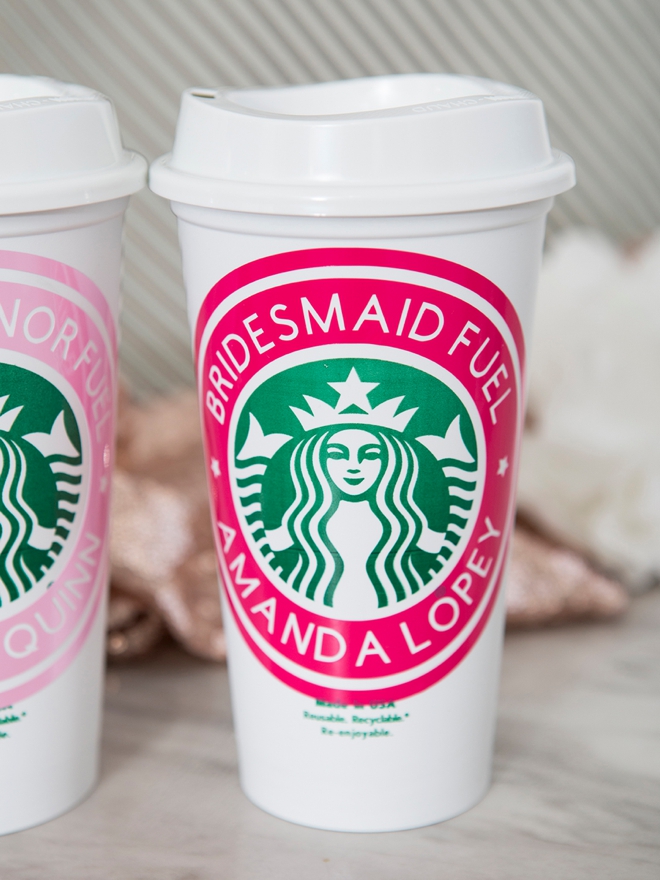 DIY Customized Starbucks Cups - Personalize With a Name