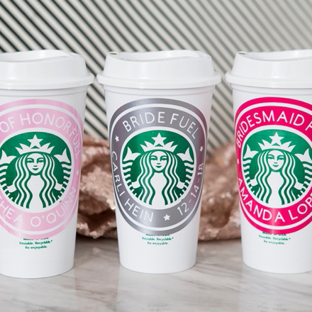 Personalized Starbucks Cups With Cricut 