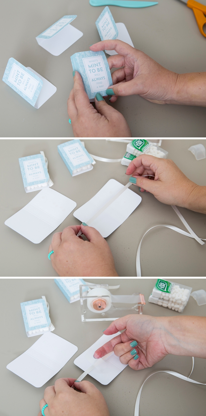 These DIY tic-tac book wedding favors are the cutest!