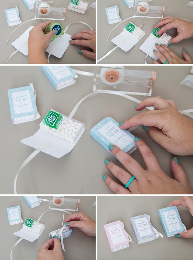 Free printable Tic Tac Mint To Be wedding favors!