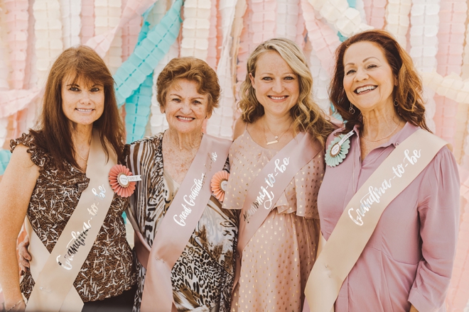 Mommy, Grandma, and Great Grandma to be sashes for a baby shower!
