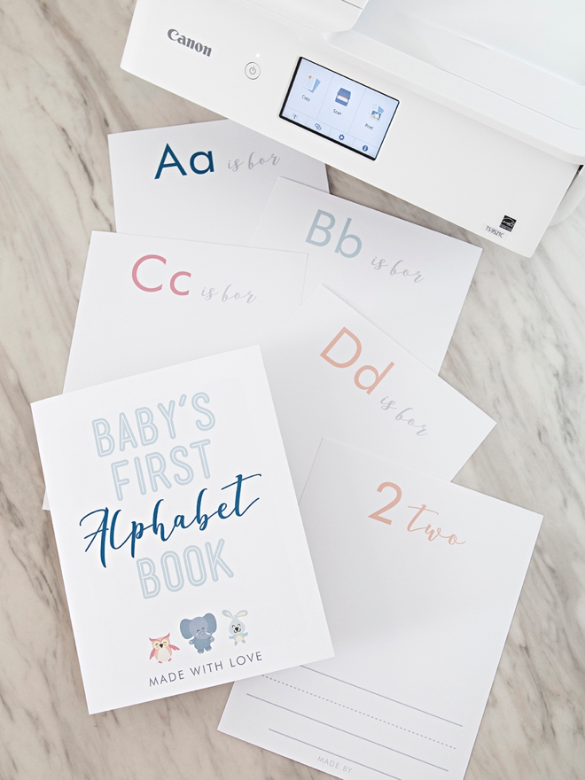 this free printable baby s first alphabet book is the cutest