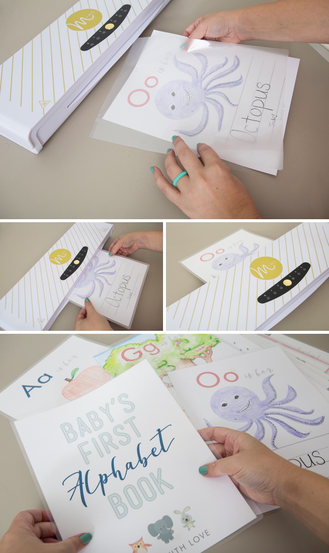 Free printable Baby's First Alphabet and Number Book, great shower idea!