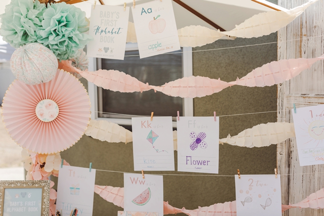 Free printable Baby's First Alphabet and Number Book, great shower idea!