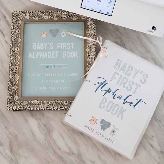 This Free Printable Baby S First Alphabet Book Is The Cutest