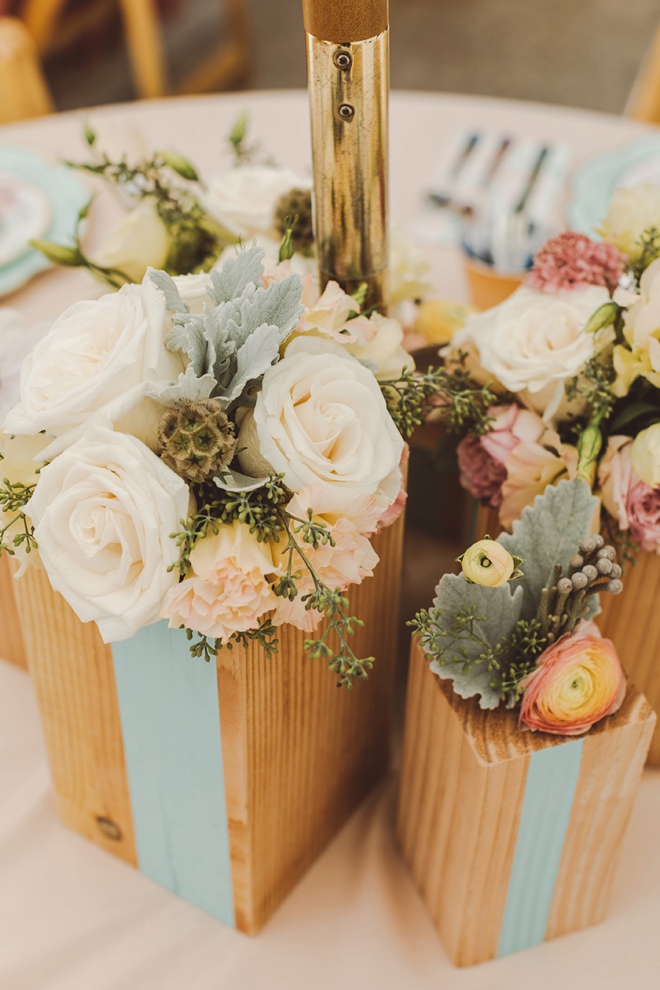 These DIY Wood Block Centerpieces Are Simply Stunning!