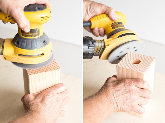 These DIY Wood Block Centerpieces Are Simply Stunning!