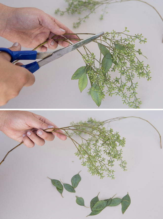 Learn how to make your own wood block vase centerpieces!