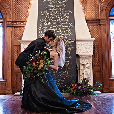You'll love this styled sleepy hollow inspired wedding on the blog just in time for Halloween!