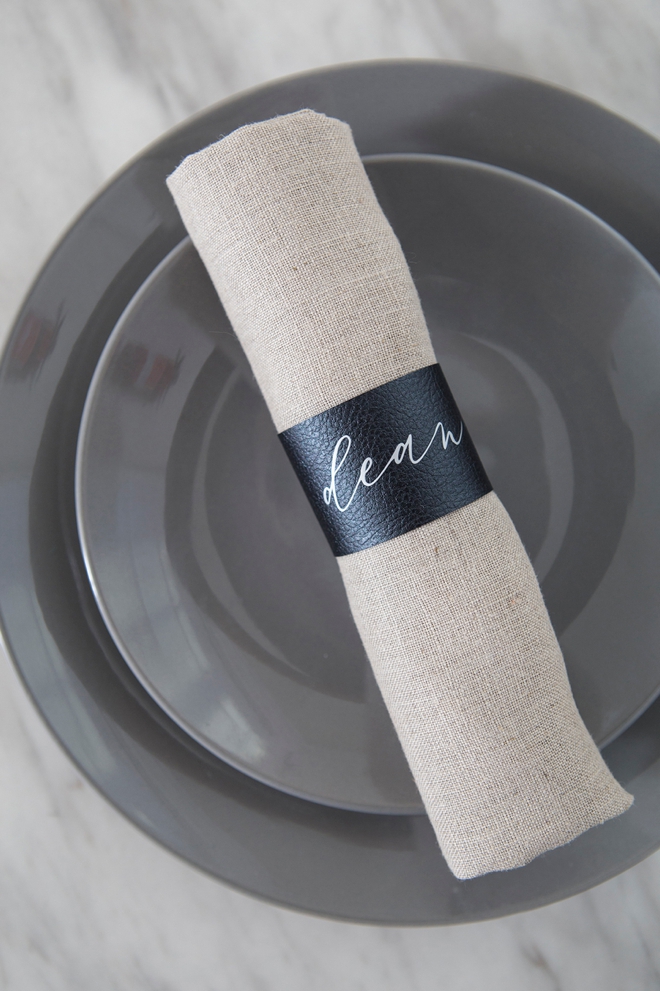 These DIY napkin rings are simply stunning!