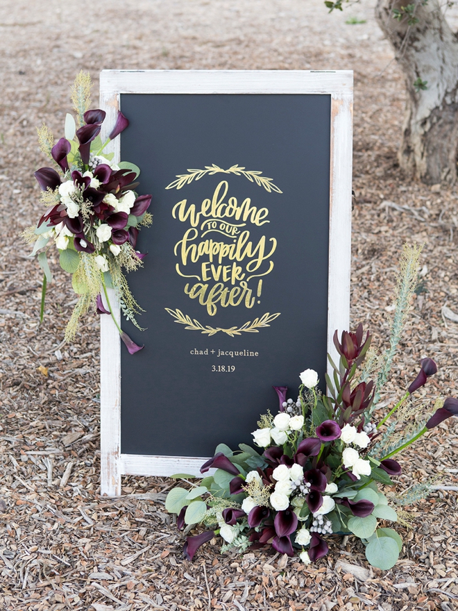 The Best DIY On Creating Your Own Wedding Sign Flower Arrangements!