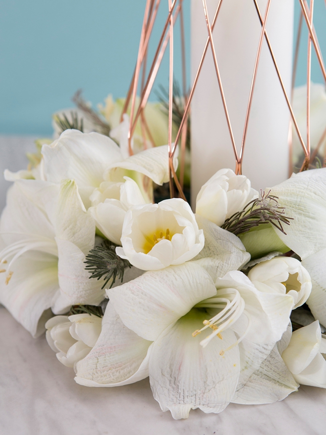 These DIY table wreath centerpieces are gorgeous!