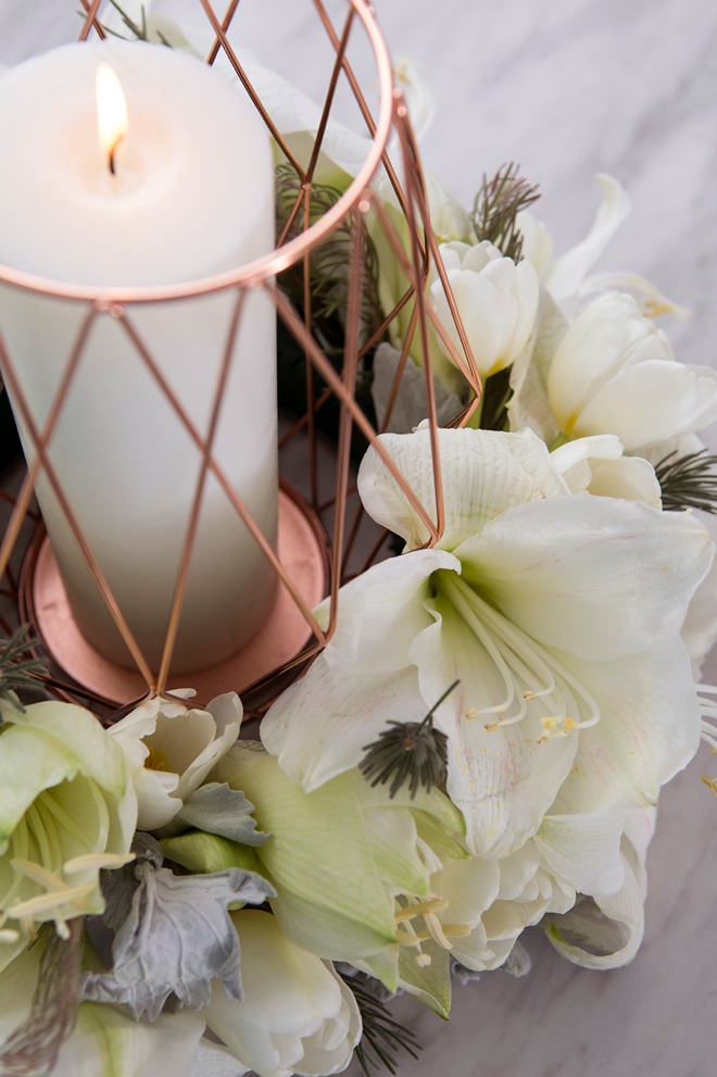 These DIY table wreath centerpieces are gorgeous!