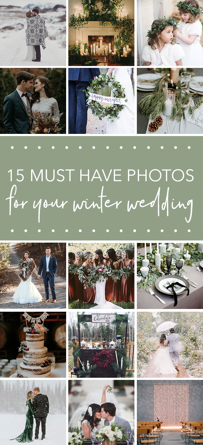 The Ultimate Shot List for Your Winter Wedding