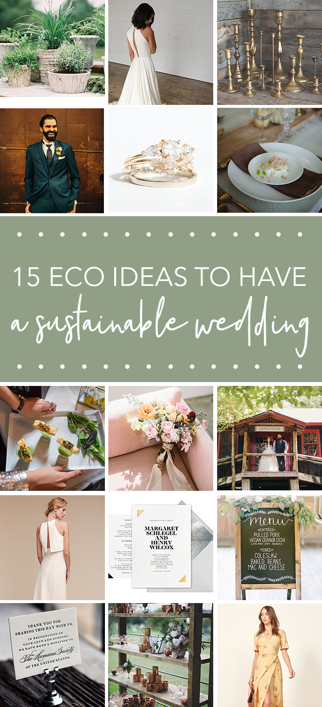 Sustainable wedding Ideas