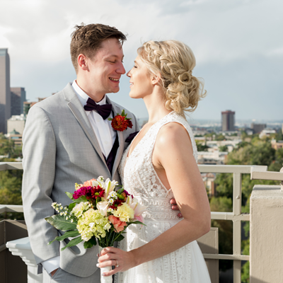 We're in LOVE with this Denver rooftop wedding!