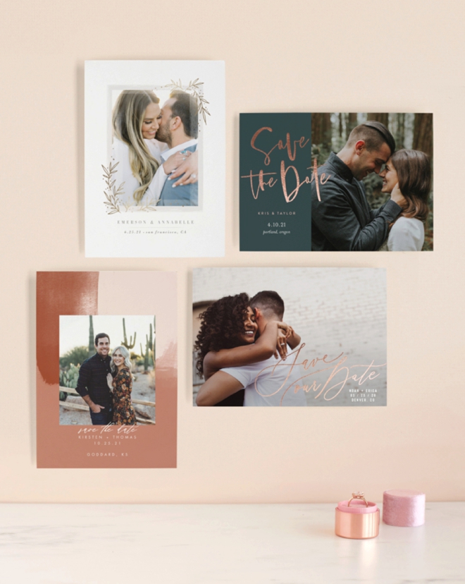 Brand new Save the Dates from Minted for your 2019/2020 wedding!