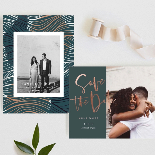 Brand new Save the Dates from Minted for your 2019/2020 wedding!