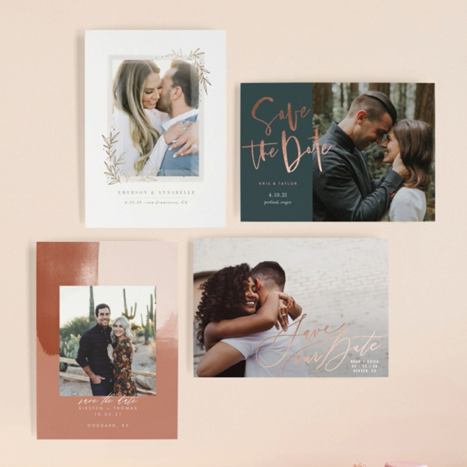 Brand new Save the Dates from Minted for your 2019/2020 wedding!