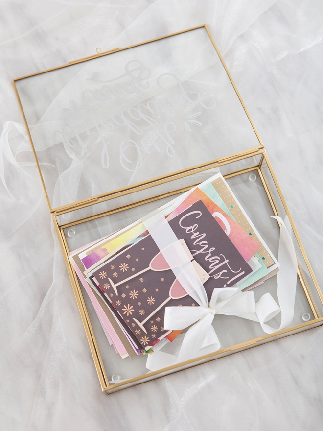 diy wedding card box