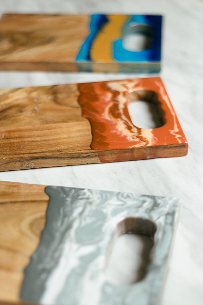 Make these marvelous resin cheese boards for your next wedding gift!