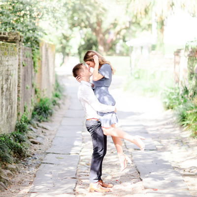 You don't want to miss this stunning engagement session in downtown Charleston!