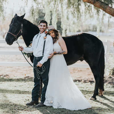 We're in LOVE with this super dreamy styled country wedding on the blog!