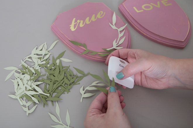 Use your Martha Stewart Cricut Machine to make these beautiful True Love chair signs!