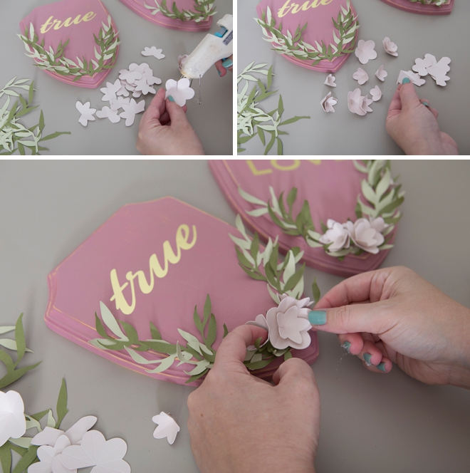 Use your Martha Stewart Cricut Machine to make these beautiful True Love chair signs!