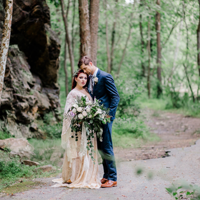 Everything about this styled elopement at Gorgeous Styled Elopement at Windsor Mill Ruins is stunning!!